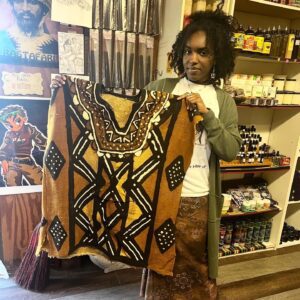 Traditional African mud cloth dashiki