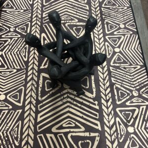 Five headed unity carving black