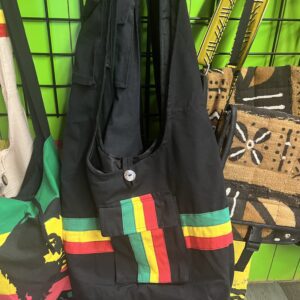 Rasta stripe shoulder bag