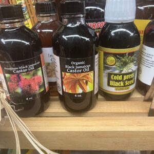 Castor Oil, Black Seed Oil 4 oz