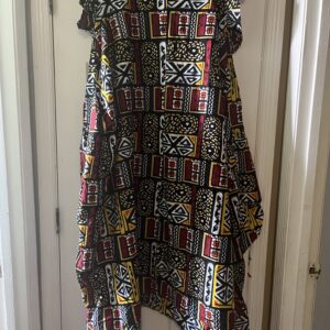 Ankara Print Wide-Leg Sleeveless Jumpsuit