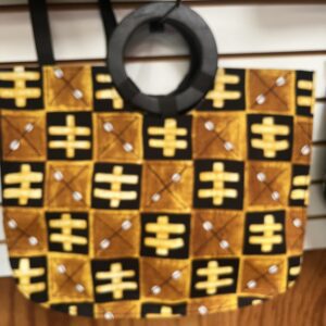 African print purse
