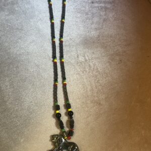 Hematite Lion Necklace