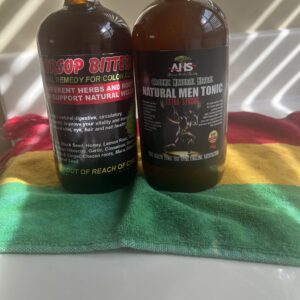 Soursop Bitters and AHS Natural Men Tonic